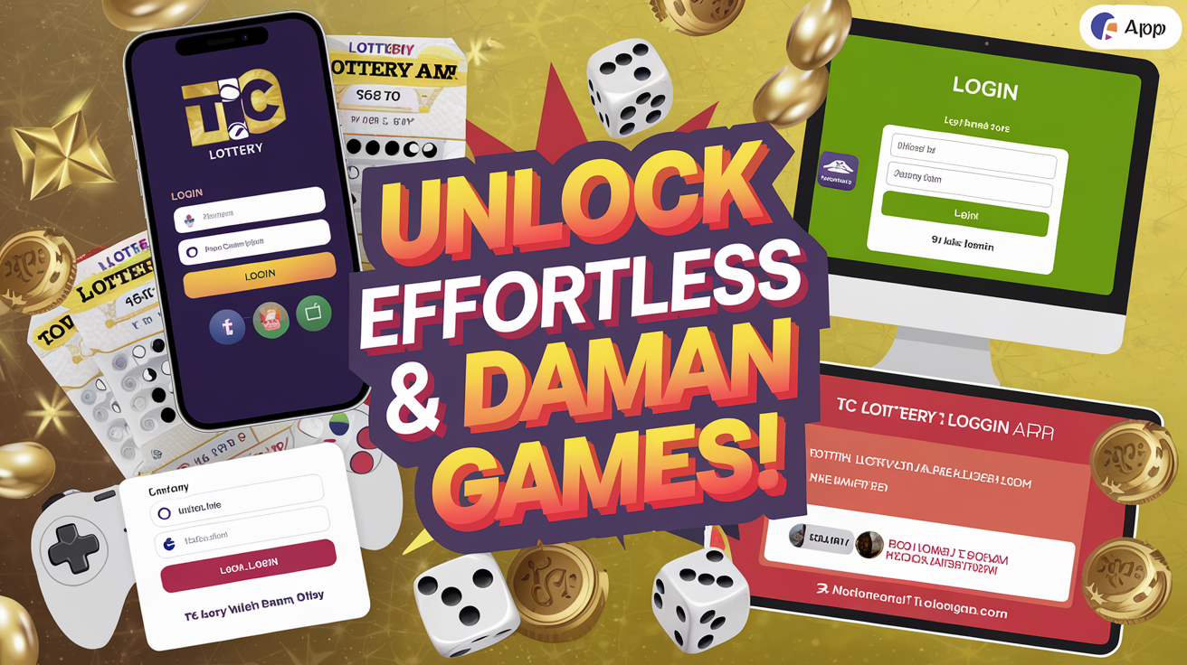TC Lottery Login, Lottery7, Daman Game Login, Daman Games Login, and TC App platforms overview.