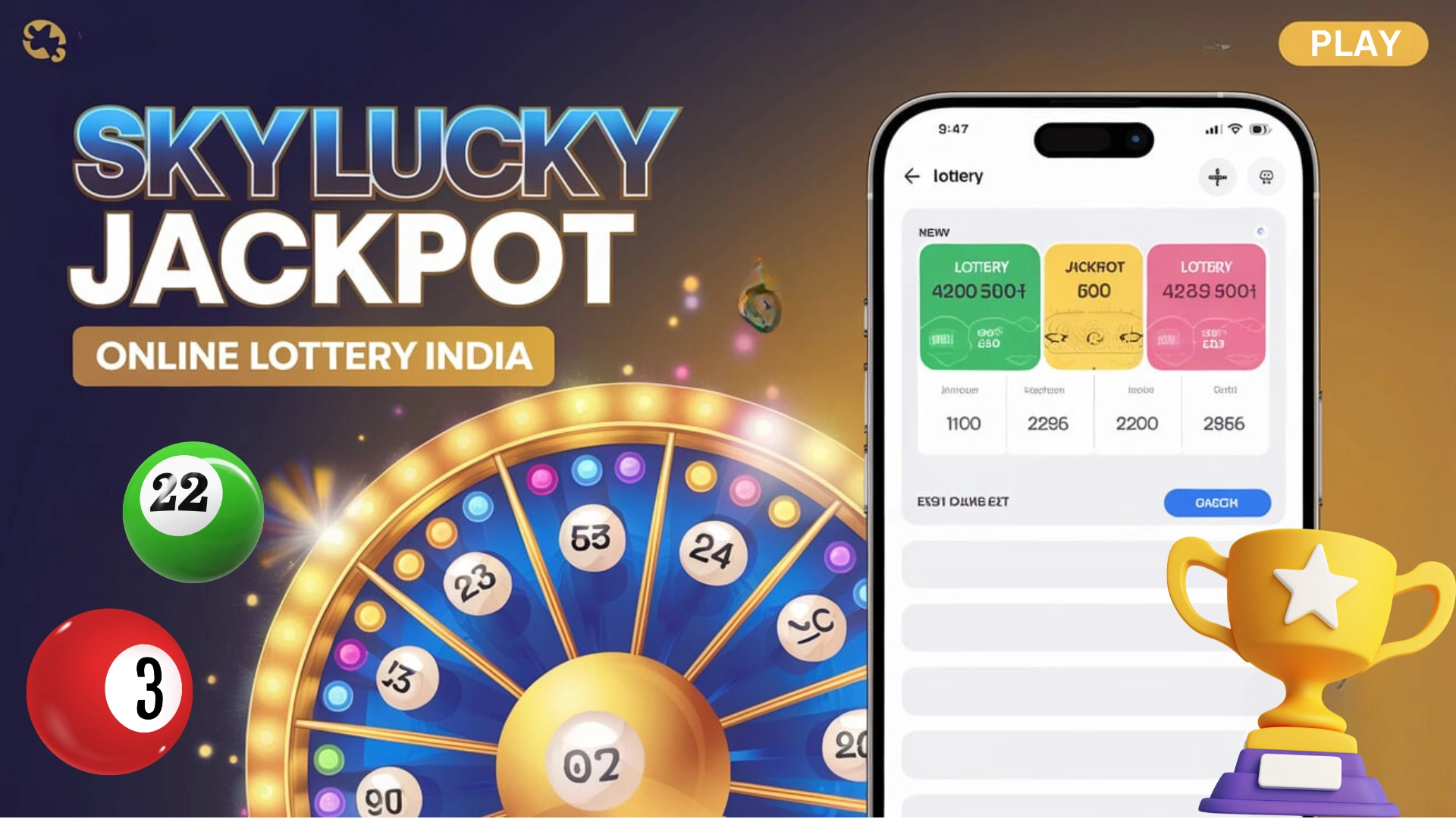 Sky Lucky Jackpot Online Lottery India